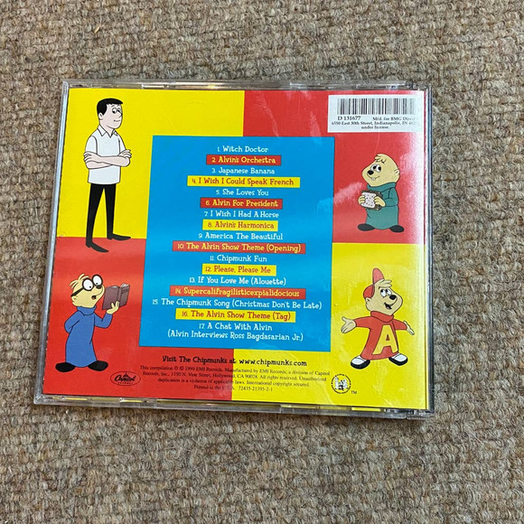 Alvin and the Chipmunks Greatest Hits CD - Picture 2 of 2